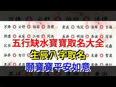 屬水的名字